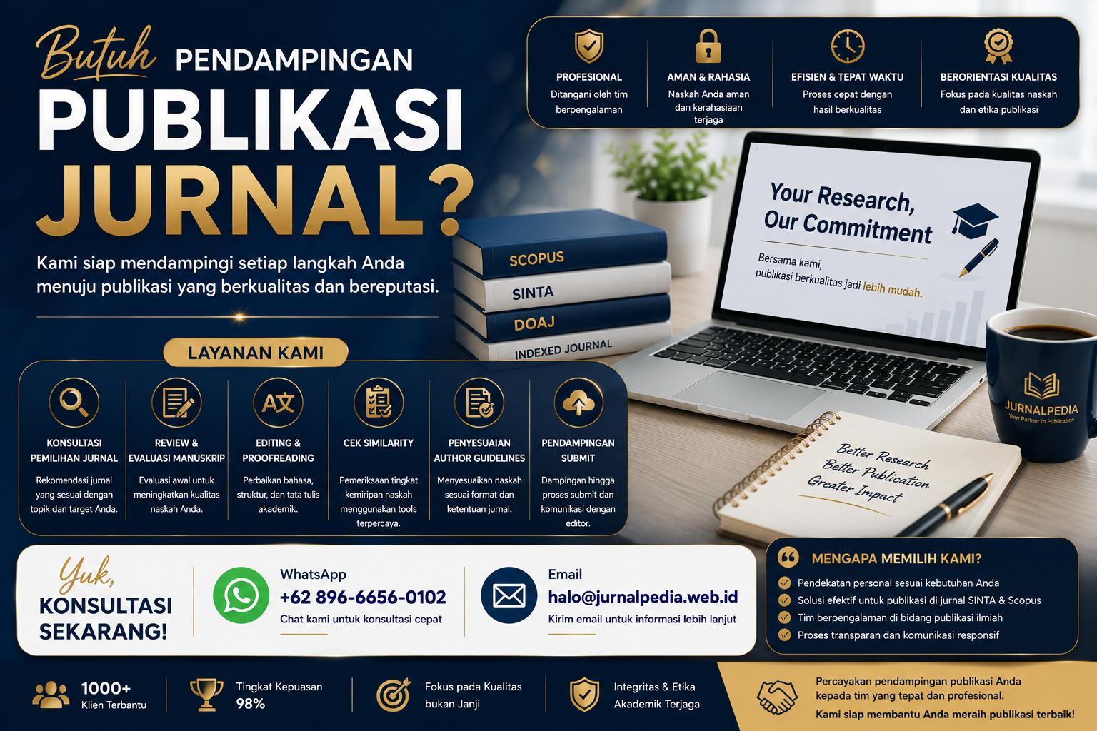 Mengapa Pendampingan Publikasi Jurnal Semakin Dibutuhkan Peneliti?