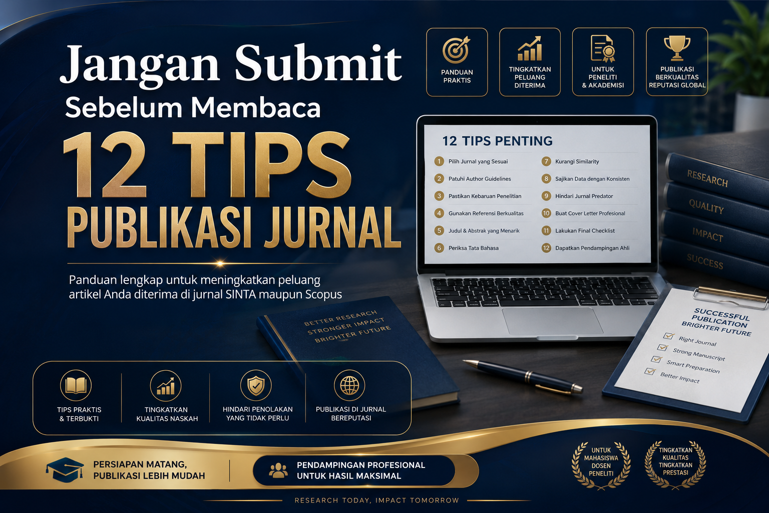 Jangan Submit Sebelum Membaca 12 Tips Publikasi Jurnal Ini