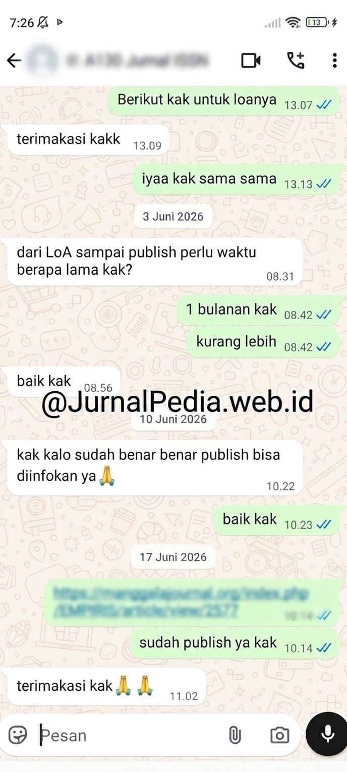 Testimoni Publikasi